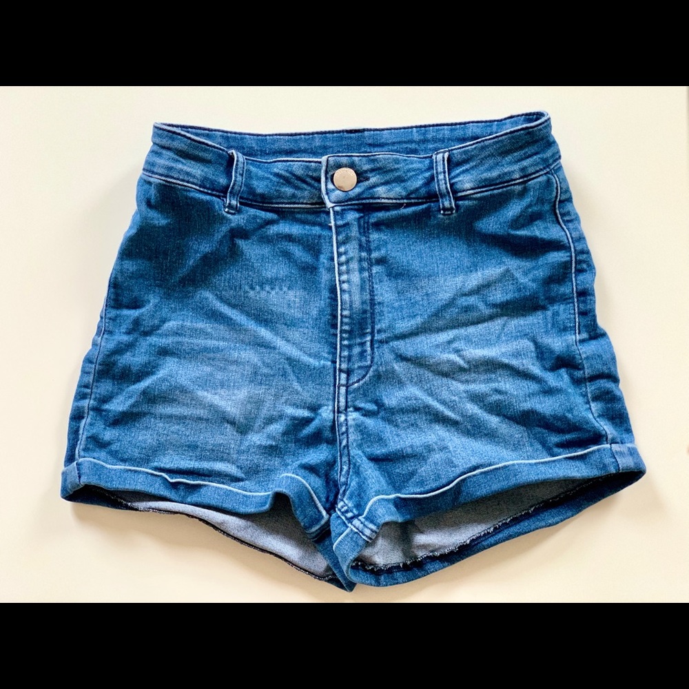 H&M | Divided High Waisted Jean Shorts